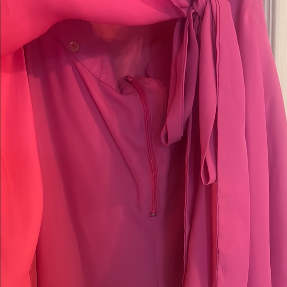 Pink Ruffle Wrap Romper - Picture 4 of 5